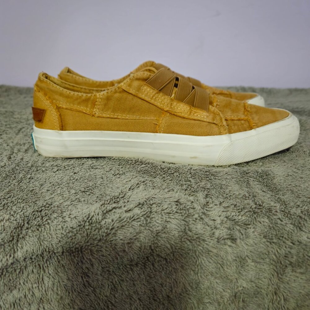 Blowfish Malibu Marley women's Slip On shoes Sunrise Color Washed Canvas sz 8.5